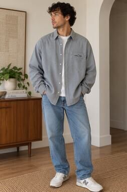 Vintage Levi’s Diamond Label Micro Check Shirt Embroidered Mens ✨